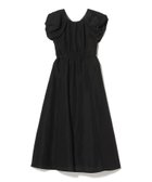 【ビームス ウイメン/BEAMS】のストライプ フレンチパフ スリーブ ワンピース BLACK|ID: prp329100004596675 ipo3291000000032667289