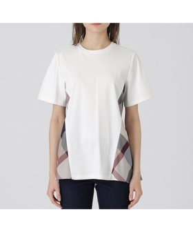 【ブルーレーベル クレストブリッジ/BLUE LABEL CRESTBRIDGE】の【一部店舗限定】サイドチェックスムースカットソー 人気、トレンドファッション・服の通販 founy(ファニー) ファッション Fashion レディースファッション Ladies' Fashion Online トップス・カットソー Tops/Tshirt カットソー Cut and Sewn カットソー Cut And Sew チュニック Tunic 切替 Switching |ID:prp329100004596678