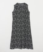 【ユナイテッドアローズ/UNITED ARROWS】のプリント ノースリーブワンピース A DAY IN THE LIFE 人気、トレンドファッション・服の通販 founy(ファニー) ファッション Fashion レディースファッション Fashion for Women ワンピース Dresses カーディガン Cardigan, Knitwear クロップド Cropped, Short Length サテン Satin, Glossy Fabric ノースリーブ Sleeveless, No-Sleeve プリント Print, Printed Pattern ポケット Pocket, Pocket Detail ロング Long, Long-Length エレガント 上品 Elegant ビジネス 仕事 通勤 Business / Work / Commuting thumbnail BLACK|ID: prp329100004596681 ipo3291000000033426572