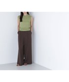 【ナチュラル ビューティー ベーシック/NATURAL BEAUTY BASIC】のリラクシーワイドパンツ ブラウン|ID: prp329100004596696 ipo3291000000032667456