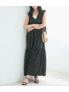 【コカ/COCA】のプリーツVネックワンピース Black|ID: prp329100004596719 ipo3291000000032667677