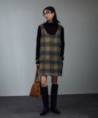 【サロン アダム エ ロペ/SALON adam et rope'】のBALLIシャギーミニジャンパースカート イエロー系(81)|ID: prp329100004596742 ipo3291000000032667852
