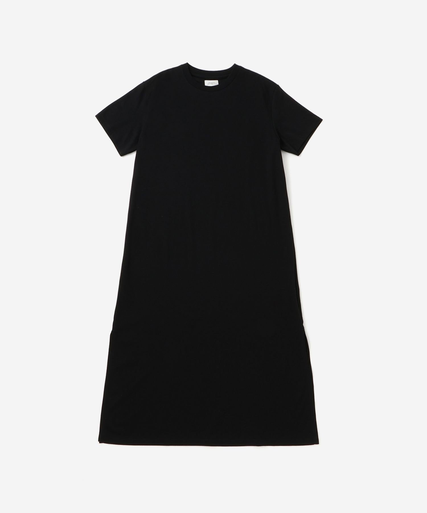 【サタデイズ ニューヨークシティ/SATURDAYS NYC】のBleeker Onepiece Dress インテリア・キッズ・メンズ・レディースファッション・服の通販 founy(ファニー) 　ファッション　Fashion　レディースファッション　Ladies' Fashion Online　ワンピース　Dress　ドレス　Party Dresses　シンプル　Simple　スリット　Slit　バランス　Balance　ロング　Long　ブラック(01)|ID: prp329100004596746 ipo3291000000032667861