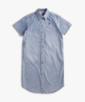 【トミーヒルフィガー/TOMMY HILFIGER】のデニムショートスリーブシャツワンピース 人気、トレンドファッション・服の通販 founy(ファニー) ファッション Fashion レディースファッション Ladies' Fashion Online ワンピース Dress シャツワンピース Shirt Dresses アメリカン American クラシック Classic ゴルフ Golf センター Center デニム Denim トレンド Trend ボックス Box モダン Modern ヴィンテージ Vintage 人気 Popularity |ID:prp329100004596761