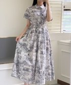 【スピーガ/SPIGA】の半袖水彩プリントベルト付シャツワンピース 人気、トレンドファッション・服の通販 founy(ファニー) ファッション Fashion レディースファッション Ladies' Fashion Online ワンピース Dress シャツワンピース Shirt Dresses ベルト Belts プリント Print 半袖 Short Sleeve thumbnail シロ|ID: prp329100004596774 ipo3291000000032668031
