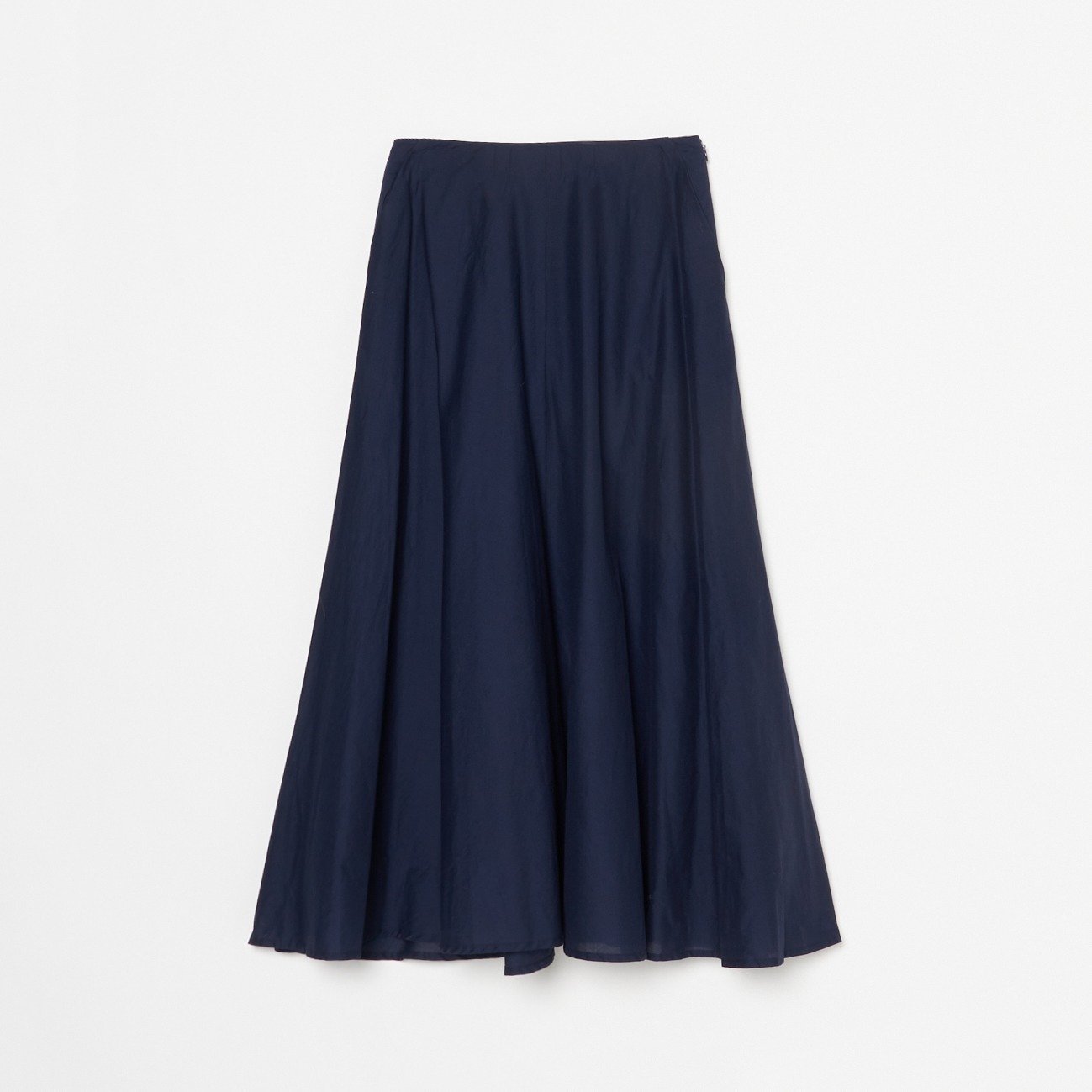 【エリオポール/heliopole】のCOTTON LAWN FLARED SKIRT インテリア・キッズ・メンズ・レディースファッション・服の通販 founy(ファニー) 　ファッション　Fashion　レディースファッション　Ladies' Fashion Online　スカート　Skirt　フレア　Flare　夏　Summer　ネイビー|ID: prp329100004596779 ipo3291000000032668057