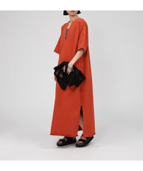 【バビロン/BABYLONE / KIDS】のデラヴェジャージワンピース 人気、トレンドファッション・服の通販 founy(ファニー) ファッション Fashion キッズファッション KIDS Children’s Clothing ワンピース Dress/Kids オレンジ Orange サマー Summer スリット Slit 再入荷 Restock/Back In Stock/Re Arrival 夏 Summer |ID:prp329100004596782