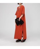 【バビロン/BABYLONE / KIDS】のデラヴェジャージワンピース 人気、トレンドファッション・服の通販 founy(ファニー) ファッション Fashion キッズファッション KIDS Children’s Clothing ワンピース Dress/Kids オレンジ Orange サマー Summer スリット Slit 再入荷 Restock/Back In Stock/Re Arrival 夏 Summer thumbnail ダークオレンジ40|ID: prp329100004596782 ipo3291000000032668079