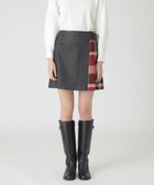 【ブルーレーベル クレストブリッジ/BLUE LABEL CRESTBRIDGE】のスラブシャンブレーデニムミニスカート ブラック|ID: prp329100004596787 ipo3291000000032668139