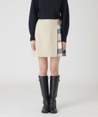 【ブルーレーベル クレストブリッジ/BLUE LABEL CRESTBRIDGE】のスラブシャンブレーデニムミニスカート ベージュ|ID: prp329100004596787 ipo3291000000032668146