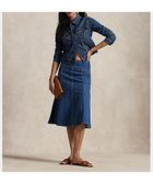 【ラルフローレン/RALPH LAUREN】のパネルド デニム Aライン スカート 400ブルー|ID: prp329100004596820 ipo3291000000032668395