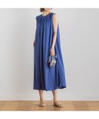 【ドロワット ロートレアモン/Droite Lautreamont】の【WEB限定】リネンライクカノコノースリワンピース≪手洗い可能≫ ブルー|ID: prp329100004596828 ipo3291000000032668454