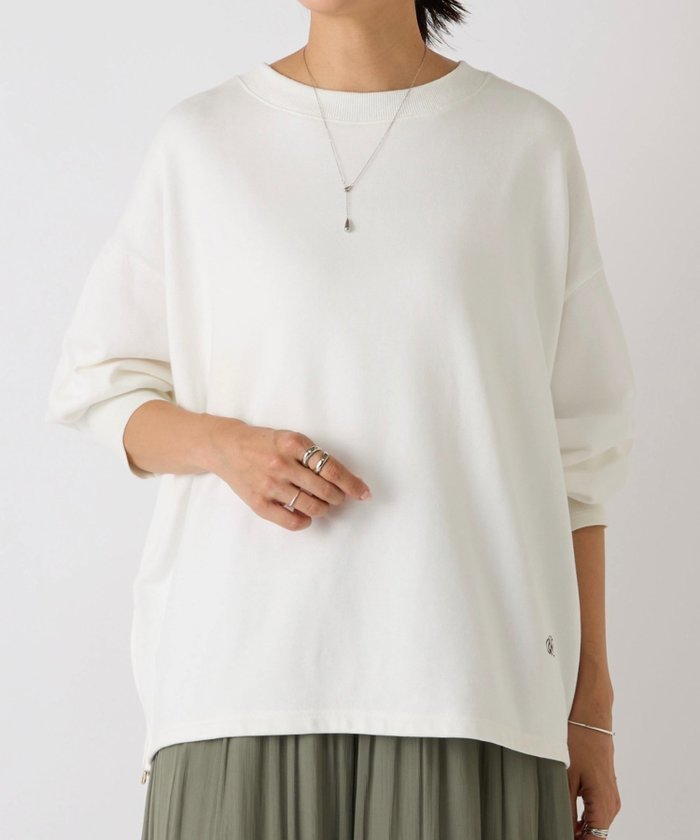 【その他のブランド/Other】のBA刺繍入りドルマントレーナー インテリア・キッズ・メンズ・レディースファッション・服の通販 founy(ファニー) https://founy.com/ ファッション Fashion レディースファッション Ladies' Fashion Online おすすめ Recommend ショルダー Shoulder スリット Slit スリーブ Sleeve トレーナー Trainer ドレープ Drape ドロップ Drop |ID: prp329100004596834 ipo3291000000032668488