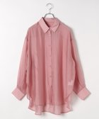 【レプシィム ローリーズファーム/LEPSIM LOWRYS FARM】のシアーシャツチュニック ピンク25|ID: prp329100004596851 ipo3291000000032668705