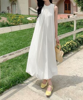 【アイモハ/aimoha】のaimoha -select-/ロングフレアノースリーブワンピース 人気、トレンドファッション・服の通販 founy(ファニー) ファッション Fashion レディースファッション Fashion for Women ワンピース Dresses サンダル Sandals, Summer Shoes シューズ Shoes, Footwear シンプル Simple, Minimal ノースリーブ Sleeveless, No-Sleeve フラット Flat, Flat Shoes フレア Flare, Flared リゾート Resort, Vacation Style リラックス Relax, Relaxed Fit 夏 Summer |ID:prp329100004596859