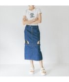 【レディアゼル/REDYAZEL】のデニムカットアウトタイトスカート 人気、トレンドファッション・服の通販 founy(ファニー) ファッション Fashion レディースファッション Ladies' Fashion Online スカート Skirt シンプル Simple スニーカー Sneakers デニム Denim thumbnail ネイビー|ID: prp329100004596861 ipo3291000000032668832