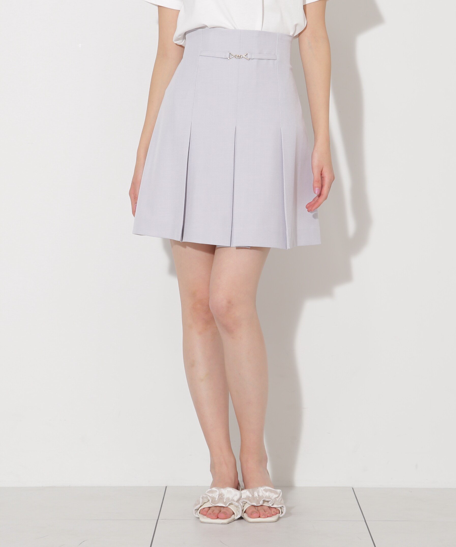 【その他のブランド/Other】のベーシックツイルプリーツミニスカート 人気、トレンドファッション・服の通販 founy(ファニー) 　ファッション　Fashion　レディースファッション　Ladies' Fashion Online　スカート　Skirt　ミニスカート　Mini Skirts　おすすめ　Recommend　インナー　Inner　ジャケット　Jacket　ストレッチ　Stretch　セットアップ　Set Up　トレンド　Trend　プリーツ　Pleats　ミニスカート　Mini Skirt　エレガント 上品　Elegant　 other-1|ID: prp329100004596864 ipo3291000000032668857