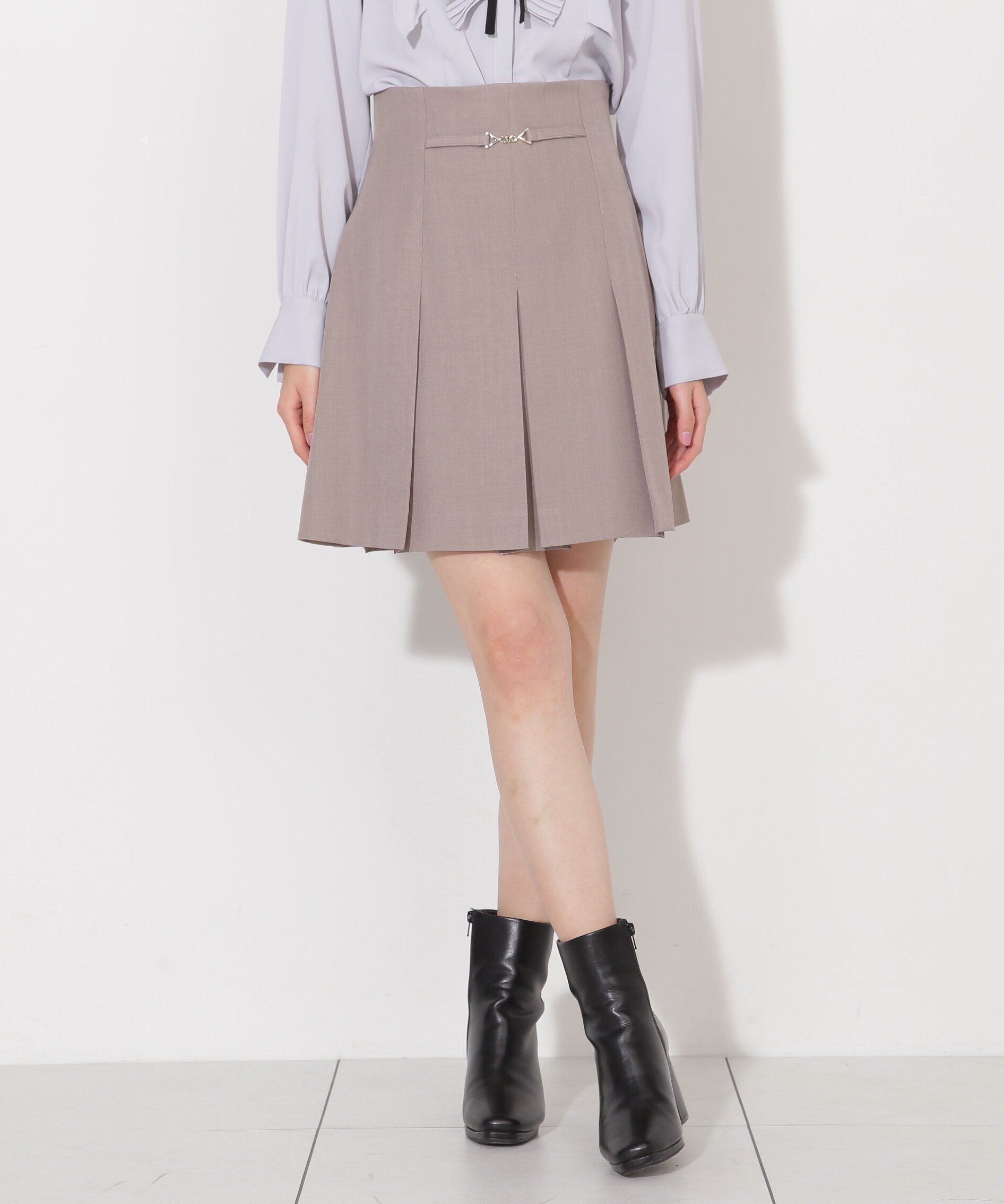 【その他のブランド/Other】のベーシックツイルプリーツミニスカート インテリア・キッズ・メンズ・レディースファッション・服の通販 founy(ファニー) 　ファッション　Fashion　レディースファッション　Ladies' Fashion Online　スカート　Skirt　ミニスカート　Mini Skirts　おすすめ　Recommend　インナー　Inner　ジャケット　Jacket　ストレッチ　Stretch　セットアップ　Set Up　トレンド　Trend　プリーツ　Pleats　ミニスカート　Mini Skirt　エレガント 上品　Elegant　モカ|ID: prp329100004596864 ipo3291000000032668864