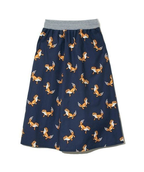 【ゴースローキャラバン/go slow caravan】のブタ/レオパードゲッコー ウエストリブスカート (WOMENS) インテリア・キッズ・メンズ・レディースファッション・服の通販 founy(ファニー) 　ファッション　Fashion　レディースファッション　Ladies' Fashion Online　スカート　Skirt　ポケット　Pocket　ライナー　Liner　ネイビー|ID: prp329100004596871 ipo3291000000032668942
