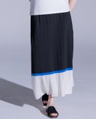 【その他のブランド/Other】のダンボールニット配色プリーツスカート ブラック×ブルー|ID: prp329100004596897 ipo3291000000032669288