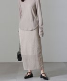 【ナノ ユニバース/nano universe】のストライプベロアIラインスカート 人気、トレンドファッション・服の通販 founy(ファニー) ファッション Fashion レディースファッション Ladies' Fashion Online スカート Skirt ウォッシャブル Washable グログラン Grosgrain シアー Sheer ストライプ Stripe スリット Slit ドット Dot なめらか Smooth ベロア Velor 2024年 2024 エレガント 上品 Elegant 2024-2025秋冬・A/W Aw/Autumn/Winter/Fw/Fall/2024-2025 thumbnail グレージュ3|ID: prp329100004596899 ipo3291000000032669297