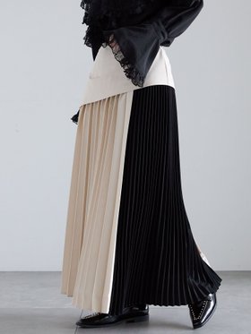 【テチチ/Te chichi】のアシンメトリープリーツコンビスカート 人気、トレンドファッション・服の通販 founy(ファニー) ファッション Fashion レディースファッション Ladies' Fashion Online スカート Skirt アシンメトリー Asymmetry ティアード Tiered プリーツ Pleats モダン Modern エレガント 上品 Elegant |ID:prp329100004596908