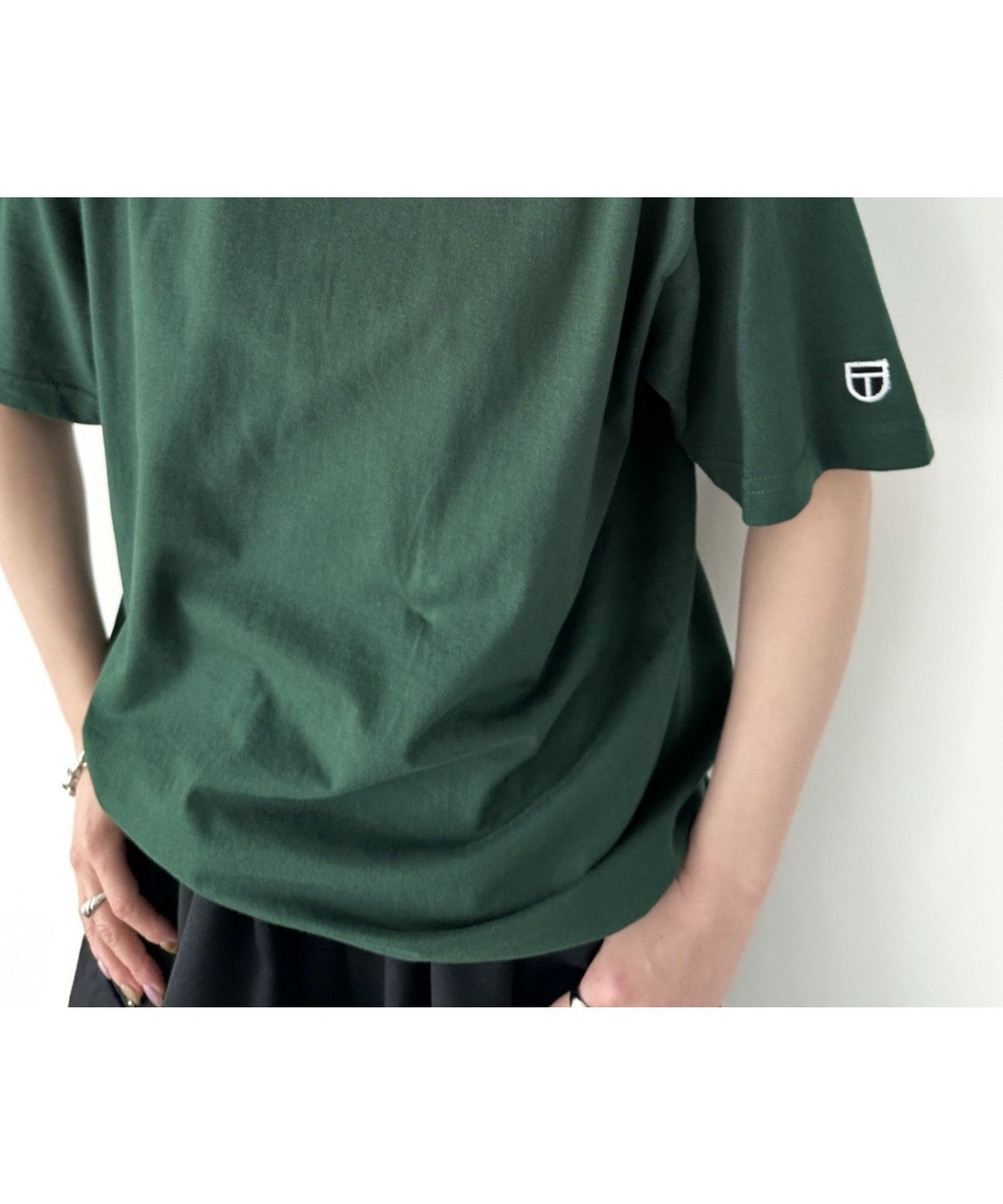 【その他のブランド/Other】のNEWTRAL(ニュートラル)/205 5.6oz スタンダードエンブレムT インテリア・キッズ・メンズ・レディースファッション・服の通販 founy(ファニー) 　ファッション　Fashion　レディースファッション　Fashion for Women　インナー　Innerwear　カットソー　Cut and Sewn Top　シンプル　Simple, Minimal　スタンダード　Standard, Basic　定番　Standard, Basic Item　なめらか　Smooth, Silky Texture　ベーシック　Basic, Essential　半袖　Short Sleeve, Half Sleeve　メンズ　Men's, Menswear　無地　Plain, Solid Color　冬　Winter / This Winter　A/W・秋冬　Autumn/Winter　おすすめ　Recommended / Our Picks　夏　Summer　エレガント 上品　Elegant　ダークグリーン|ID: prp329100004596931 ipo3291000000033521906