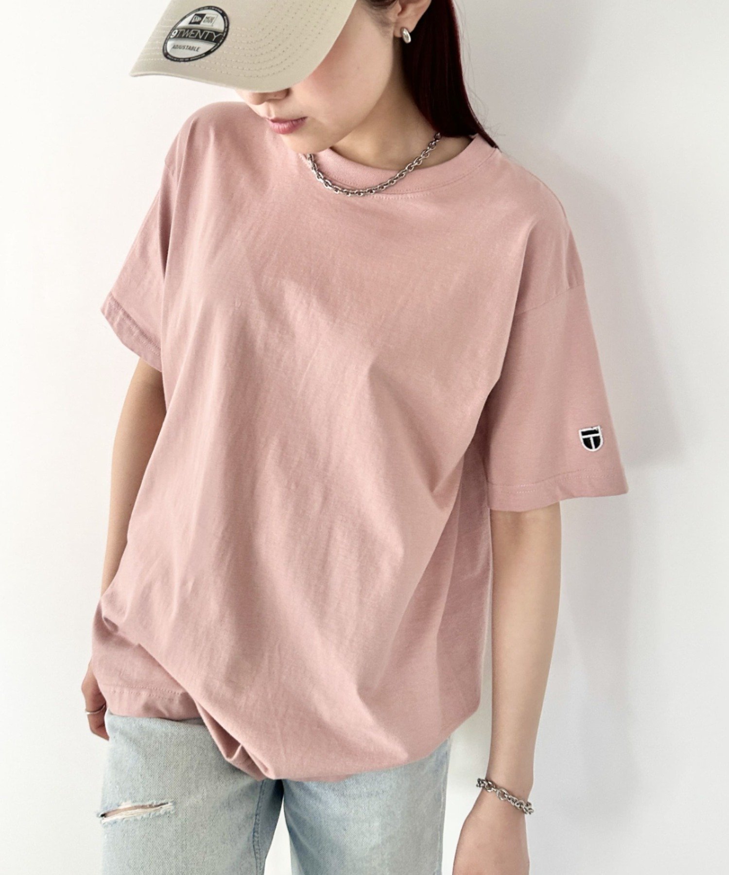 【その他のブランド/Other】のNEWTRAL(ニュートラル)/205 5.6oz スタンダードエンブレムT インテリア・キッズ・メンズ・レディースファッション・服の通販 founy(ファニー) 　ファッション　Fashion　レディースファッション　Fashion for Women　インナー　Innerwear　カットソー　Cut and Sewn Top　シンプル　Simple, Minimal　スタンダード　Standard, Basic　定番　Standard, Basic Item　なめらか　Smooth, Silky Texture　ベーシック　Basic, Essential　半袖　Short Sleeve, Half Sleeve　メンズ　Men's, Menswear　無地　Plain, Solid Color　冬　Winter / This Winter　A/W・秋冬　Autumn/Winter　おすすめ　Recommended / Our Picks　夏　Summer　エレガント 上品　Elegant　ライトピンク|ID: prp329100004596931 ipo3291000000033521914