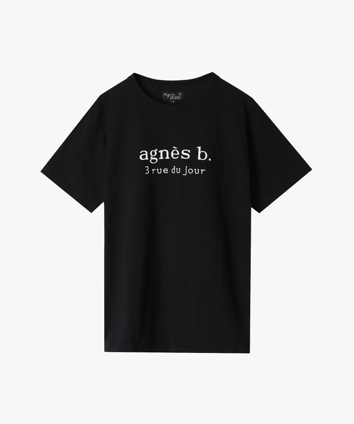 【アニエスベー ファム/agnes b. FEMME】の【ユニセックス】SEQ9 3 rue du jour ロゴTシャツ インテリア・キッズ・メンズ・レディースファッション・服の通販 founy(ファニー) https://founy.com/ ファッション Fashion レディースファッション Ladies' Fashion Online トップス・カットソー Tops/Tshirt シャツ/ブラウス Shirts/Blouses ロング / Tシャツ T-Shirts フォルム Form メンズ Mens 半袖 Short Sleeve |ID: prp329100004596963 ipo3291000000032670177