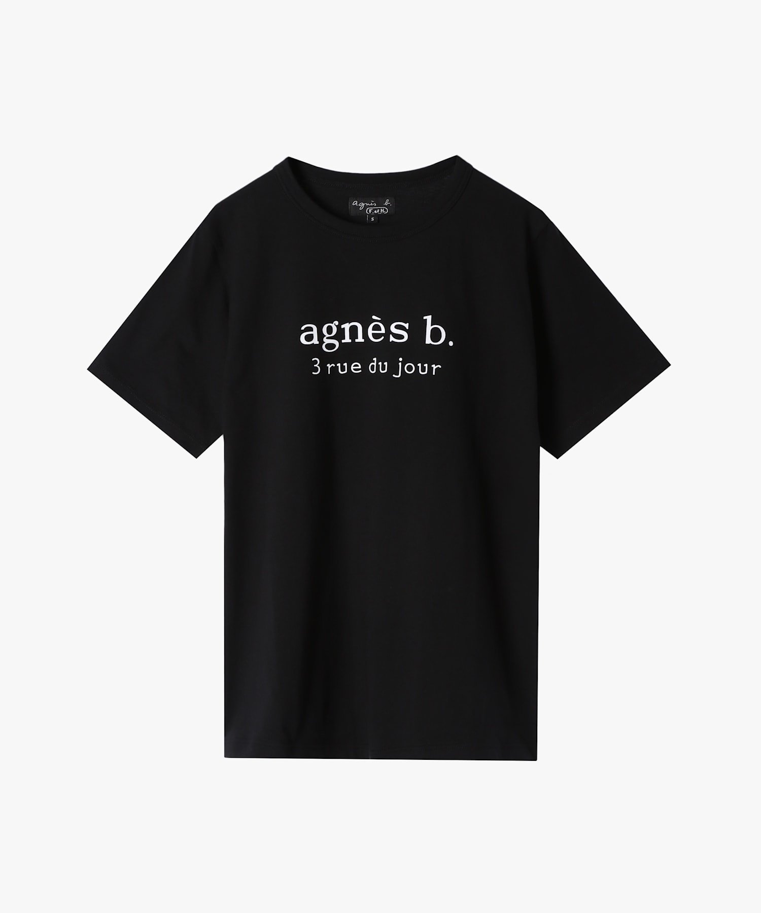 【アニエスベー ファム/agnes b. FEMME】の【ユニセックス】SEQ9 3 rue du jour ロゴTシャツ 人気、トレンドファッション・服の通販 founy(ファニー) 　ファッション　Fashion　レディースファッション　Fashion for Women　トップス・カットソー　Cut & Sew Tops　シャツ・ブラウス・オフィスカジュアル　Elegant Blouses & Button-Ups　ロングTシャツ・Tシャツ　Longline T-Shirts & Tees　フォルム　Silhouette, Form　メンズ　Men's, Menswear　半袖　Short Sleeve, Half Sleeve　 other-1|ID: prp329100004596963 ipo3291000000032670177