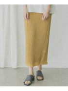 【ケービーエフ/KBF / URBAN RESEARCH】のKBF+ リネンライクフリンジプリーツスカート Y.BEIGE|ID: prp329100004596968 ipo3291000000032670331