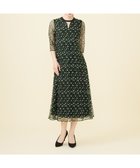 【シビラ/SYBILLA】のスピンクルフラワー刺繍チュールドレス ブラック×ホワイト|ID: prp329100004596973 ipo3291000000032670423