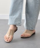 【インター ショシュール/INTER-CHAUSSURES】の【ITALIAN SHOEMAKERS】センターラインストーントングサンダル IVZ|ID: prp329100004596975 ipo3291000000032670450
