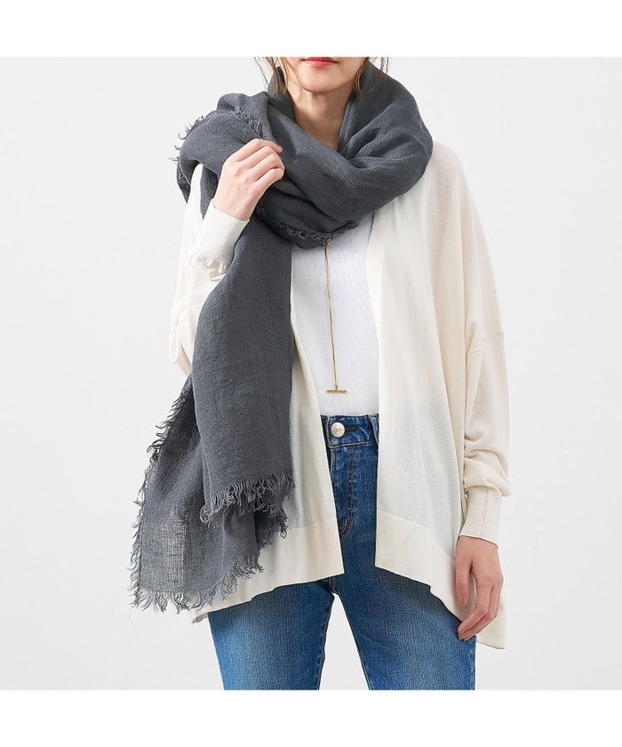【マイカ ディール/MICA & DEAL】の【A SAUCE MELER】リネンガーゼストール インテリア・キッズ・メンズ・レディースファッション・服の通販 founy(ファニー) https://founy.com/ ファッション Fashion レディースファッション Ladies' Fashion Online 2025年 2025 2025春夏・S/S Ss,Spring/Summer,2025 ストール Stall バランス Balance リネン Linen 夏 Summer |ID: prp329100004596985 ipo3291000000032670513