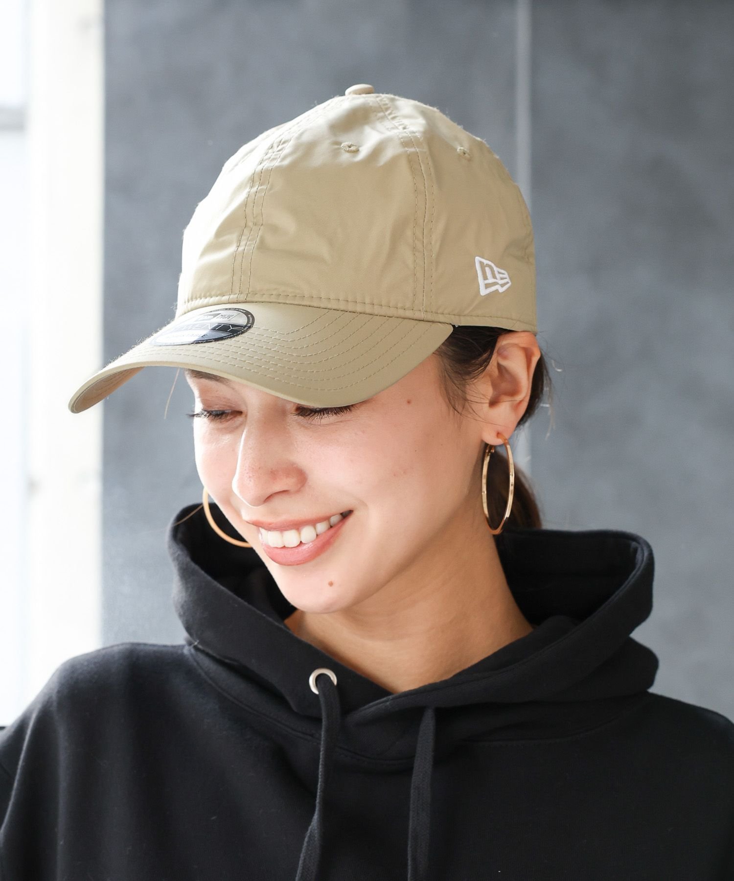 【ベイフロー/BAYFLOW】の【HEREIAM】NEW ERA(ニューエラ)/LONG VISOR(撥水) インテリア・キッズ・メンズ・レディースファッション・服の通販 founy(ファニー) 　ファッション　Fashion　レディースファッション　Ladies' Fashion Online　キャップ　Cap　コーティング　Coating　プリント　Print　別注　Special Order　ロング　Long　おすすめ　Recommend　夏　Summer　ベージュ55|ID: prp329100004597005 ipo3291000000032670802