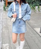 【イング/INGNI】のカットオフデニムスカート(セットアップ対応) デニム/ライトブルー|ID: prp329100004597006 ipo3291000000032670807