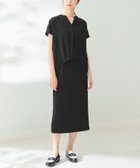 【その他のブランド/Other】のB MING by BEAMS / フレンチスリーブ ブラウス スカート セットアップ BLK×BLK|ID: prp329100004597014 ipo3291000000032670888