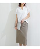 【その他のブランド/Other】のB MING by BEAMS / フレンチスリーブ ブラウス スカート セットアップ WHITE×GREIGE|ID: prp329100004597014 ipo3291000000032670891