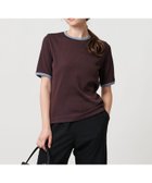 【ユナイテッドアローズ/UNITED ARROWS】のリブバイカラーパイピング ショートスリーブカットソー 人気、トレンドファッション・服の通販 founy(ファニー) ファッション Fashion レディースファッション Ladies' Fashion Online トップス・カットソー Tops/Tshirt カットソー Cut and Sewn おすすめ Recommend インナー Inner コンパクト Compact シルク Silk ジャケット Jacket パイピング Piping ベーシック Basic ボトム Bottom エレガント 上品 Elegant 人気 Popularity thumbnail WINE|ID: prp329100004597019 ipo3291000000032670958