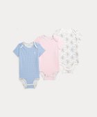 【ラルフローレン/RALPH LAUREN / KIDS】の(ベビー)ギンガム コットン ボディスーツ 3パック セット 人気、トレンドファッション・服の通販 founy(ファニー) ファッション Fashion キッズファッション KIDS Children’s Clothing ギンガム Gingham スーツ Suit プリント Print ベビー Baby モチーフ Motif 半袖 Short Sleeve 無地 Plain Color thumbnail 999マルチカラー|ID: prp329100004597023 ipo3291000000032670964