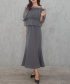 【ジュノア/JUNOAH】のセネア ブラウス+マーメイドワンピース チャコール|ID: prp329100004597044 ipo3291000000032671166