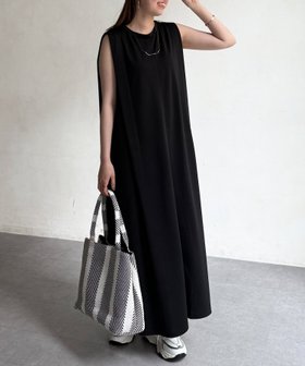 【シェトワ/Chez toi】のカットノースリワンピース 人気、トレンドファッション・服の通販 founy(ファニー) ファッション Fashion レディースファッション Ladies' Fashion Online ワンピース Dress カーディガン Cardigan シンプル Simple ジャケット Jacket ストライプ Stripe メタリック Metallic リラックス Relax ロング Long プチプライス・低価格 Affordable おすすめ Recommend |ID:prp329100004597072
