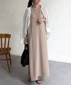 【シェトワ/Chez toi】のカットノースリワンピース 人気、トレンドファッション・服の通販 founy(ファニー) ファッション Fashion レディースファッション Ladies' Fashion Online ワンピース Dress カーディガン Cardigan シンプル Simple ジャケット Jacket ストライプ Stripe メタリック Metallic リラックス Relax ロング Long プチプライス・低価格 Affordable おすすめ Recommend thumbnail グレージュ|ID: prp329100004597072 ipo3291000000032671382