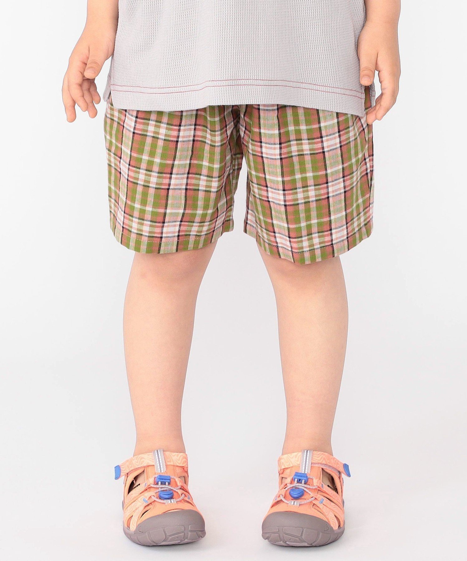 【シップス/SHIPS / KIDS】のSHIPS KIDS 100~130cm / コットン チェック ショート パンツ 人気、トレンドファッション・服の通販 founy(ファニー) 　ファッション　Fashion　キッズファッション　KIDS Children’s Clothing　ボトムス　Bottoms/Kids　おすすめ　Recommend　ショート　Short　シンプル　Simple　チェック　Check　ドローコード　Draw Cord　ポケット　Pocket　エレガント 上品　Elegant　夏　Summer　 other-1|ID: prp329100004597085 ipo3291000000032671455