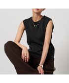 【ユナイテッドアローズ/UNITED ARROWS】のラメ ノースリーブ カットソー 人気、トレンドファッション・服の通販 founy(ファニー) ファッション Fashion レディースファッション Ladies' Fashion Online トップス・カットソー Tops/Tshirt キャミソール / ノースリーブ No Sleeves カットソー Cut and Sewn インナー Inner カットソー Cut And Sew キャミソール Camisole ギャザー Gather コンパクト Compact シンプル Simple ノースリーブ No Sleeve ワイド Wide エレガント 上品 Elegant thumbnail BLACK|ID: prp329100004597087 ipo3291000000032671469