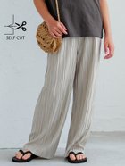 【コカ/coca / KIDS】のキッズ 親子お揃いラメウェーブプリーツパンツ Greige|ID: prp329100004597088 ipo3291000000032671473