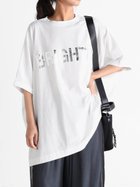【ラシュッド/LASUD】の箔ロゴボックスカットソー 人気、トレンドファッション・服の通販 founy(ファニー) ファッション Fashion レディースファッション Fashion for Women トップス・カットソー Cut & Sew Tops カットソー・ベーシックTシャツ Cut-and-Sewn Tops / Stretch Tees & Basics シルバー Silver, Metallic Silver プリント Print, Printed Pattern ボックス Boxy, Box Shape thumbnail ホワイト|ID: prp329100004597113 ipo3291000000033279212