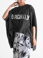 【ラシュッド/LASUD】の箔ロゴボックスカットソー 人気、トレンドファッション・服の通販 founy(ファニー) ファッション Fashion レディースファッション Fashion for Women トップス・カットソー Cut & Sew Tops カットソー・ベーシックTシャツ Cut-and-Sewn Tops / Stretch Tees & Basics シルバー Silver, Metallic Silver プリント Print, Printed Pattern ボックス Boxy, Box Shape thumbnail チャコールグレー|ID: prp329100004597113 ipo3291000000033279213