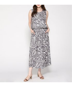 【フララニハワイ/Hula Lani Hawaii】のHula Lani Hawaii/サマー天竺 マキシワンピース 人気、トレンドファッション・服の通販 founy(ファニー) ファッション Fashion レディースファッション Ladies' Fashion Online ワンピース Dress マキシワンピース Maxi Dress カーディガン Cardigan サマー Summer テクスチャー Texture ノースリーブ No Sleeve プリント Print ベスト Vest マキシ Maxi 無地 Plain Color |ID:prp329100004597132