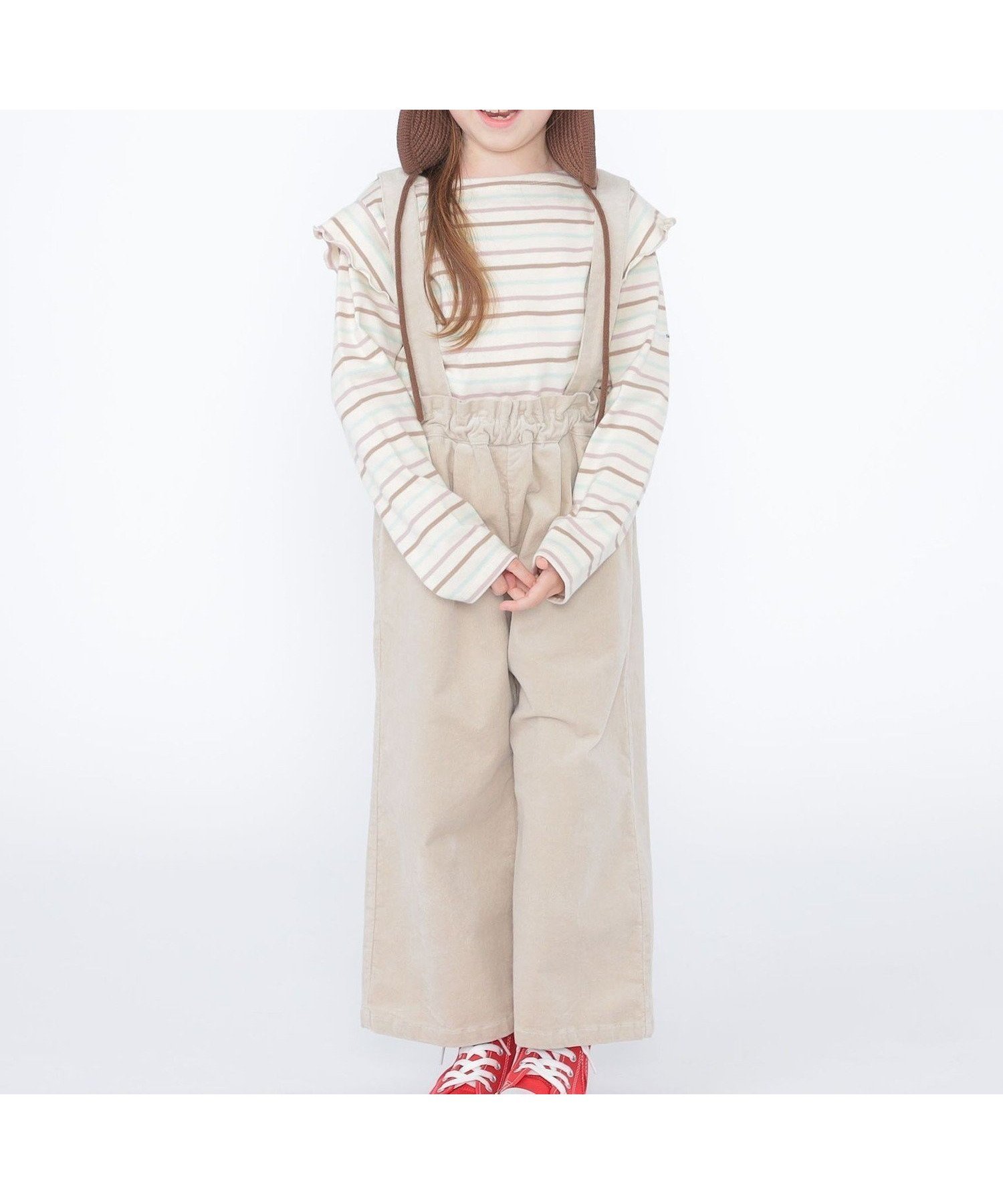 【シップス/SHIPS / KIDS】のSHIPS KIDS 100~130cm / コーデュロイ ストラップ ワイド パンツ インテリア・キッズ・メンズ・レディースファッション・服の通販 founy(ファニー) 　ファッション　Fashion　キッズファッション　KIDS Children’s Clothing　ボトムス　Bottoms/Kids　コーデュロイ　Corduroy　ストレッチ　Stretch　ポケット　Pocket　ラップ　Wrap　ワイド　Wide　A/W・秋冬　Aw・Autumn/Winter・Fw・Fall-Winter　アイボリー|ID: prp329100004597137 ipo3291000000032671884